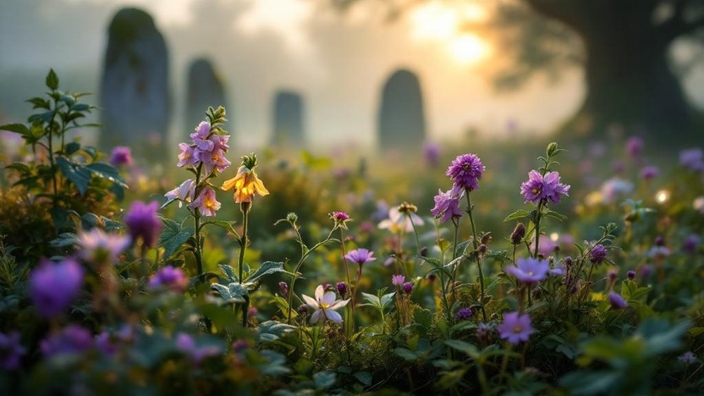 celtic wildflowers sacred symbolism
