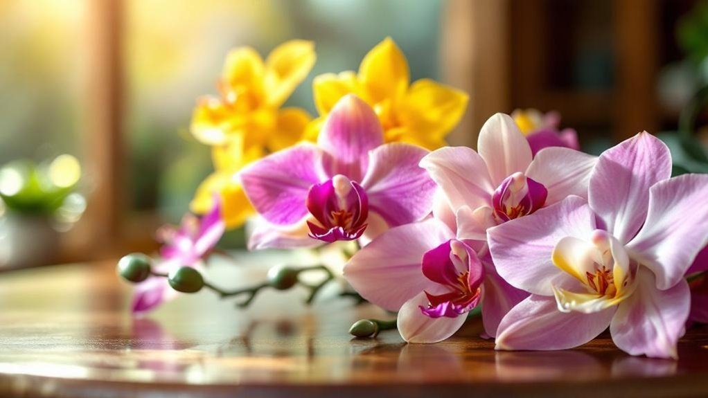 orchid colors symbolize luck