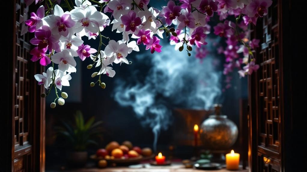 orchids as evil deterrents