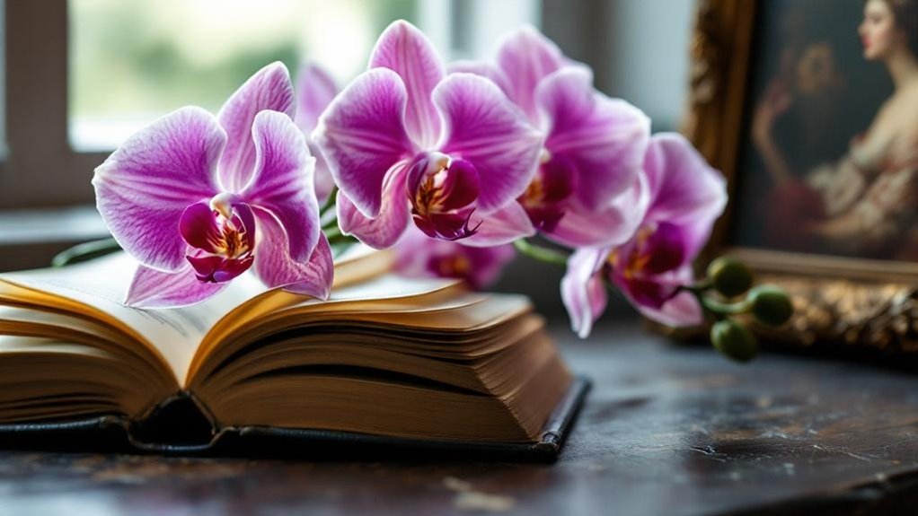orchids symbolize beauty and decadence