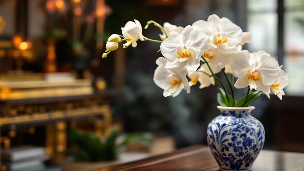 orchids symbolize beauty and elegance