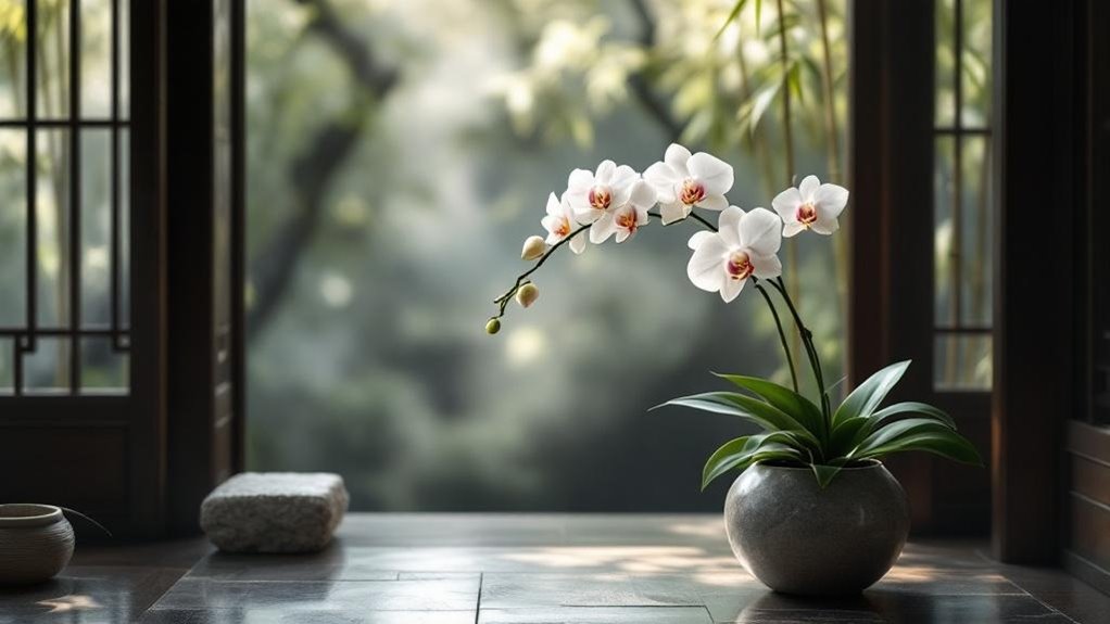 orchids symbolize humble righteousness