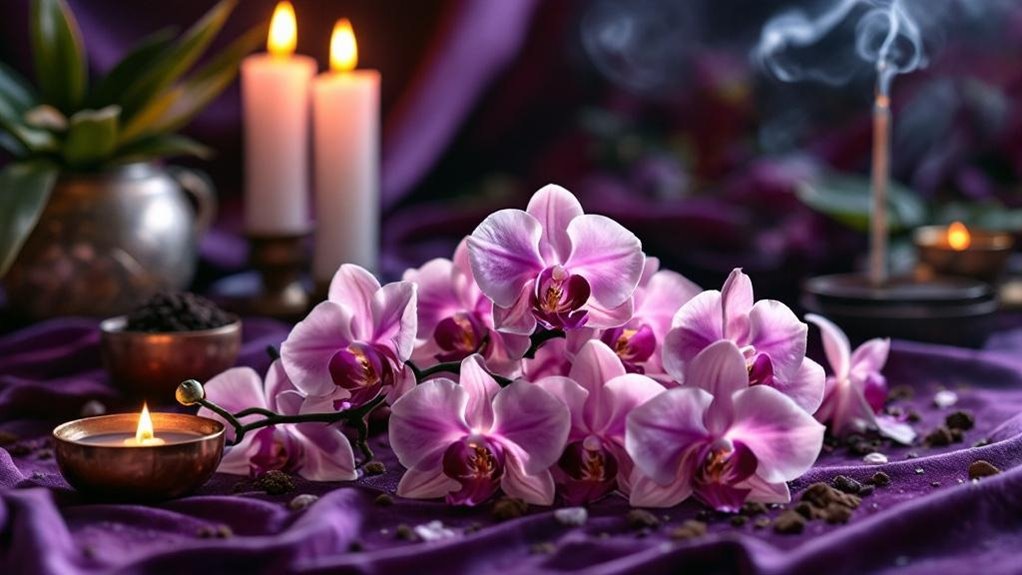 orchids symbolize love and beauty