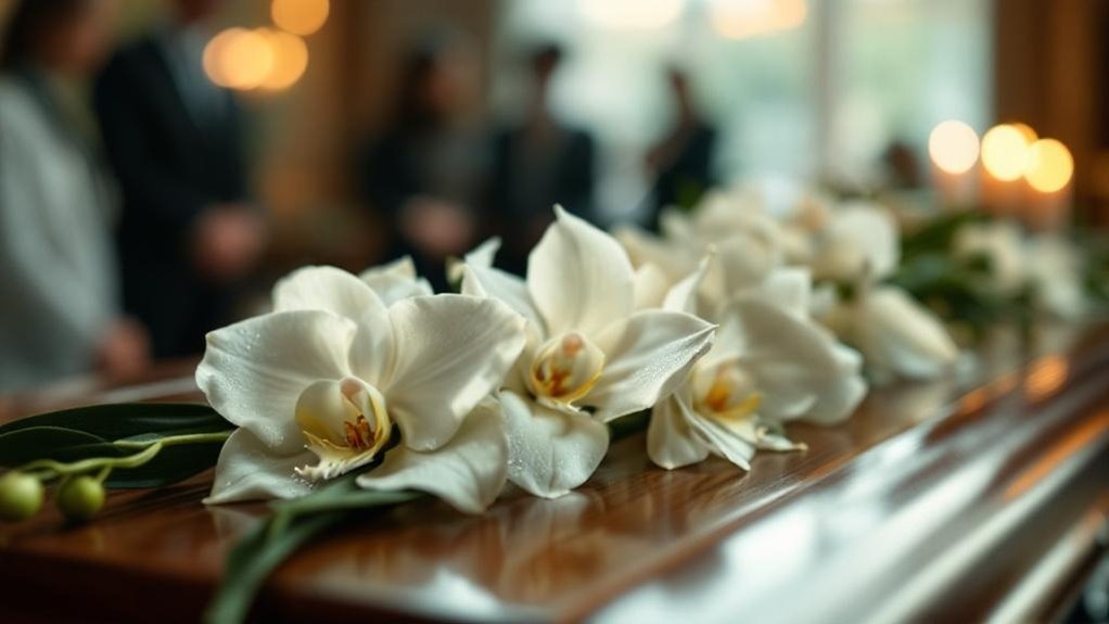 orchids symbolize love and remembrance