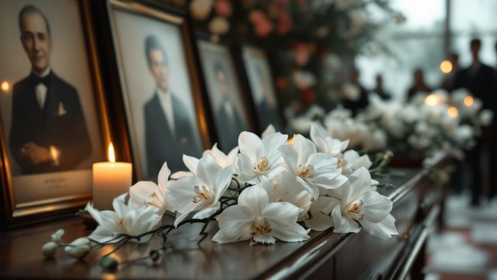 orchids symbolize love and remembrance