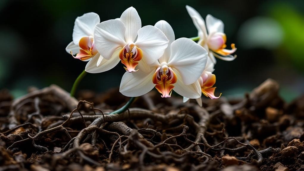 root versus blossom imagery