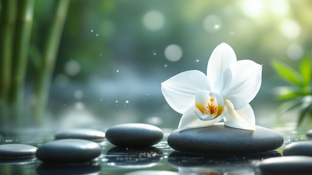white orchids symbolize peace