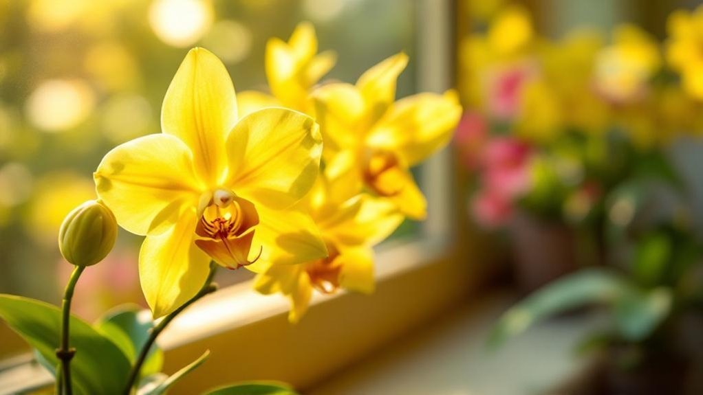 yellow orchids symbolize new beginnings