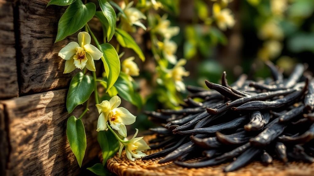 curing enhances vanilla flavor