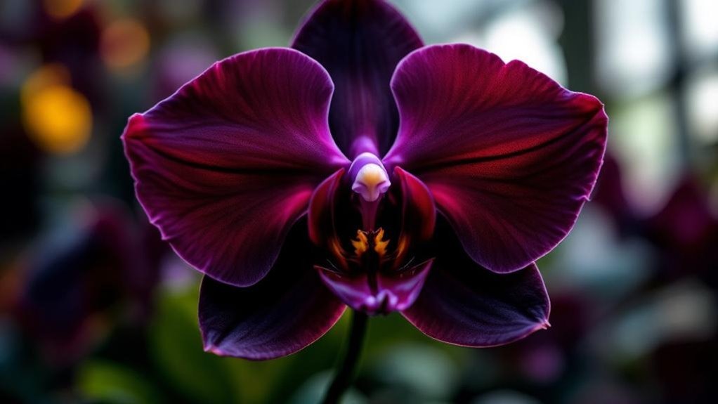 deeply colored orchid hybrids