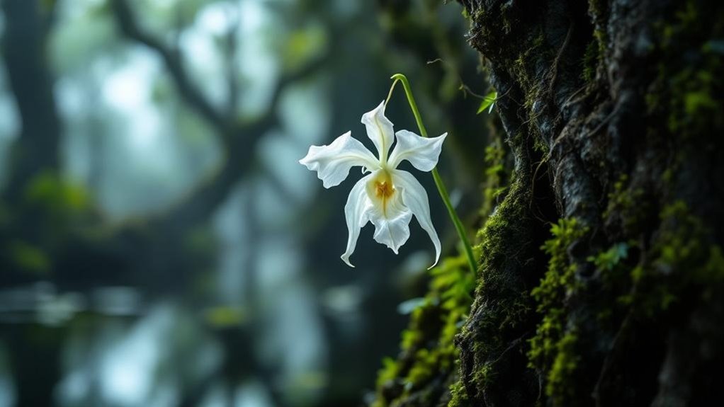 ethereal beauty in shadows