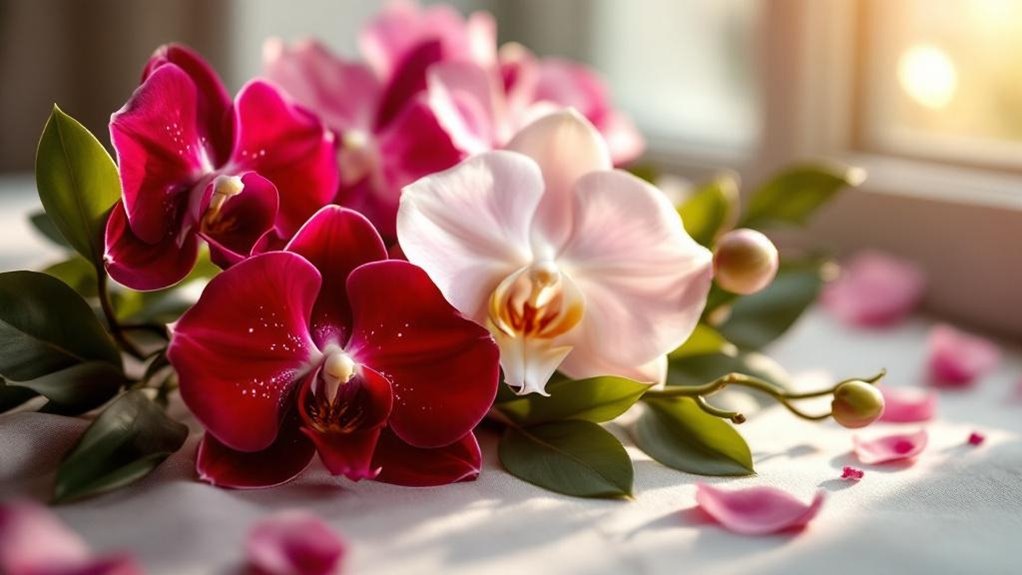 orchid colors convey love