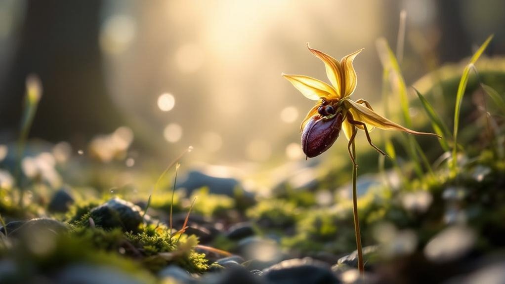 orchid mimicking flies for pollination