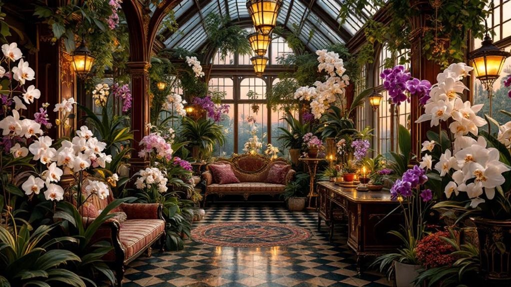 orchids as aristocratic status symbols