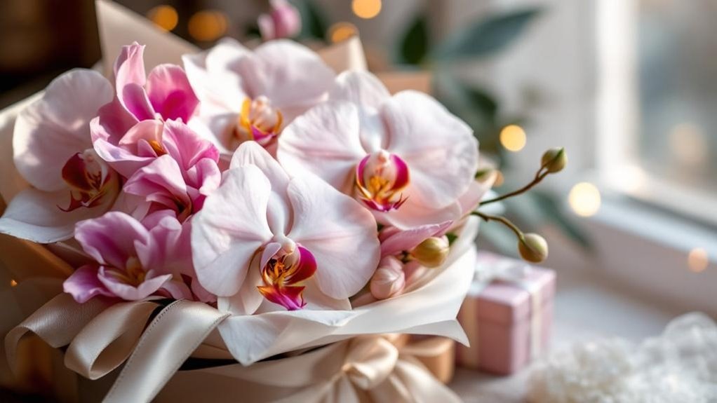 orchids symbolize thoughtful birthday gifts