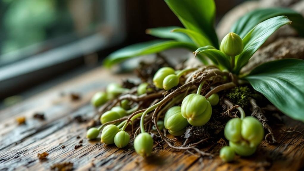pseudobulbs store water nutrients