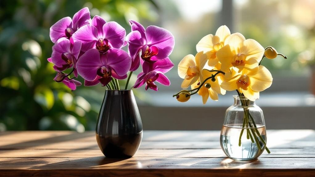 purple orchids signal romance