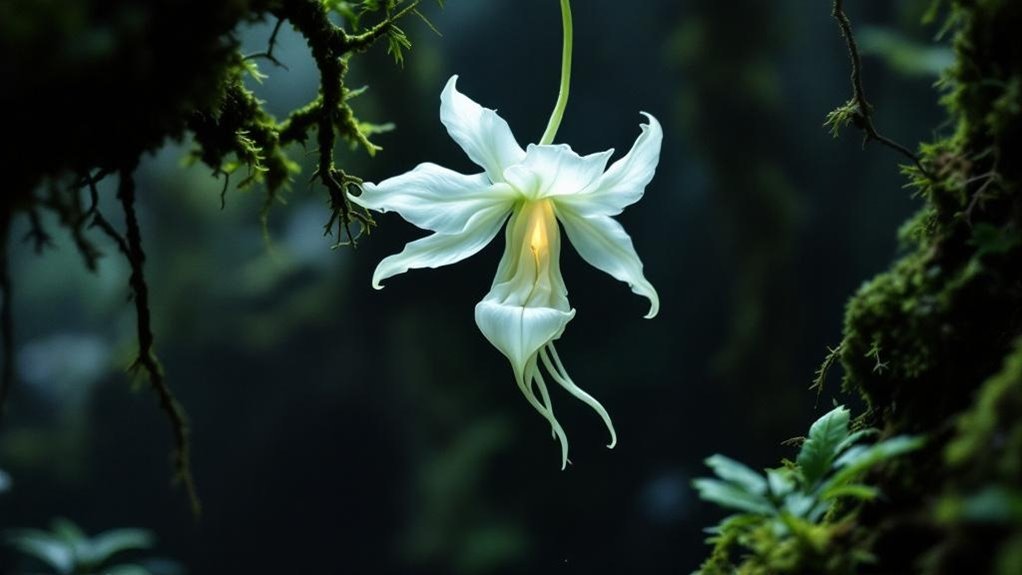 rare leafless orchid species