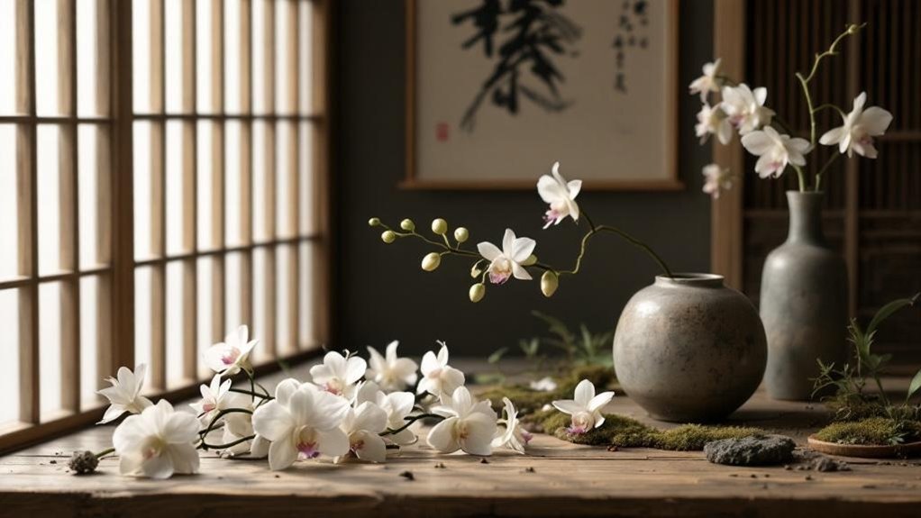 refined orchids signify disciplined nobility