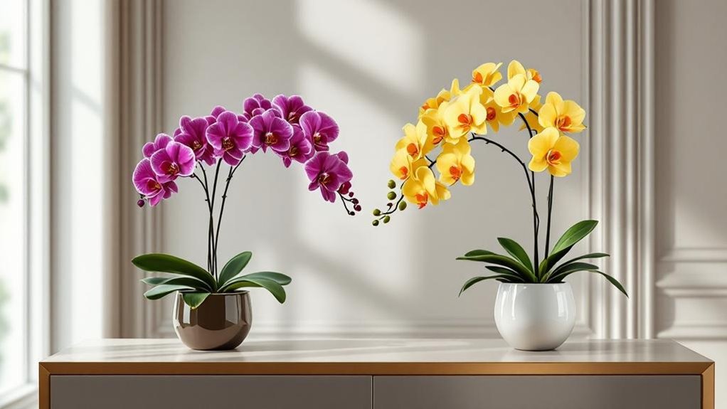 regal purple cheerful yellow