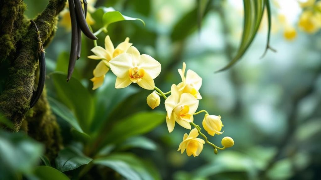 vanilla originates from orchids
