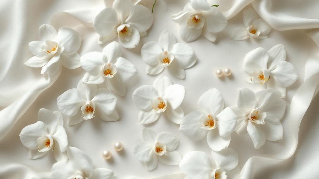 white orchids symbolize purity
